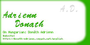 adrienn donath business card