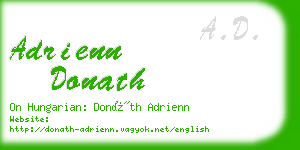 adrienn donath business card